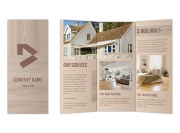 Picture of Real Estate 3 - 8.5" x 11"Tri-Fold
