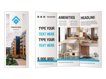 Picture of Real Estate 4 - 8.5" x 11"Tri-Fold