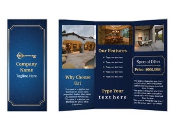 Picture of Real Estate 9 - 8.5" x 11"Tri-Fold