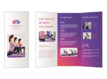 Picture of Sports & Fitness 1 - 8.5" x 11"Tri-Fold