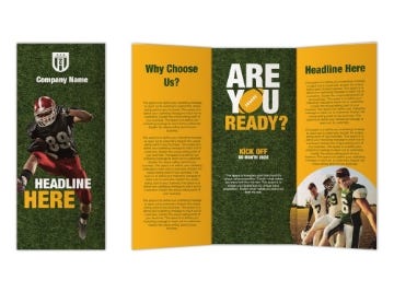 Picture of Sports & Fitness 10 - 8.5" x 11"Tri-Fold