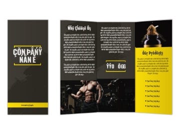 Show details for Sports & Fitness 7 - 8.5" x 11"Tri-Fold Picture of Sports & Fitness 7 - 8.5" x 11"Tri-Fold