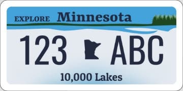 Picture of State Plates - Minnesota