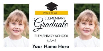 Picture of Elementary School Photo Banner 8- 4x8