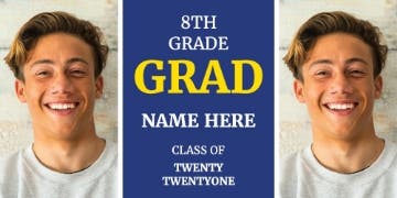 Picture of Middle School Photo Banner 1- 4x8