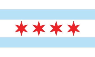 Picture of Chicago, IL Flag