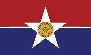 Picture of Dallas, TX Flag