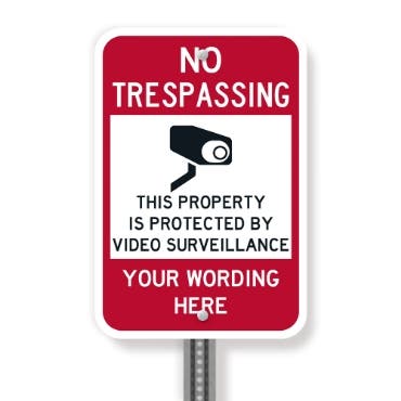 Picture for category Custom Security Signs