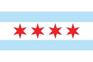 Picture of Chicago, IL Flag- 2x3