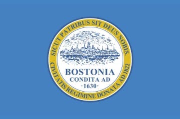 Picture of Boston, MA Flag- 4x6