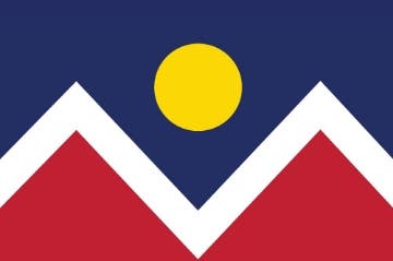Picture of Denver, CO Flag- 4x6