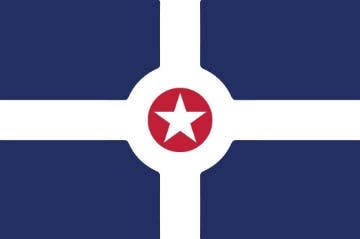 Picture of Indianapolis, IN Flag- 4x6