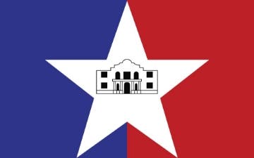 Picture of San Antonio, TX Flag- 5x8