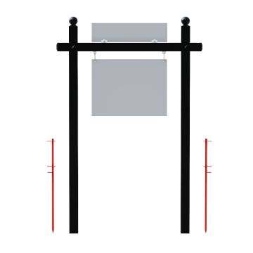 Picture of Double Aluminum Post