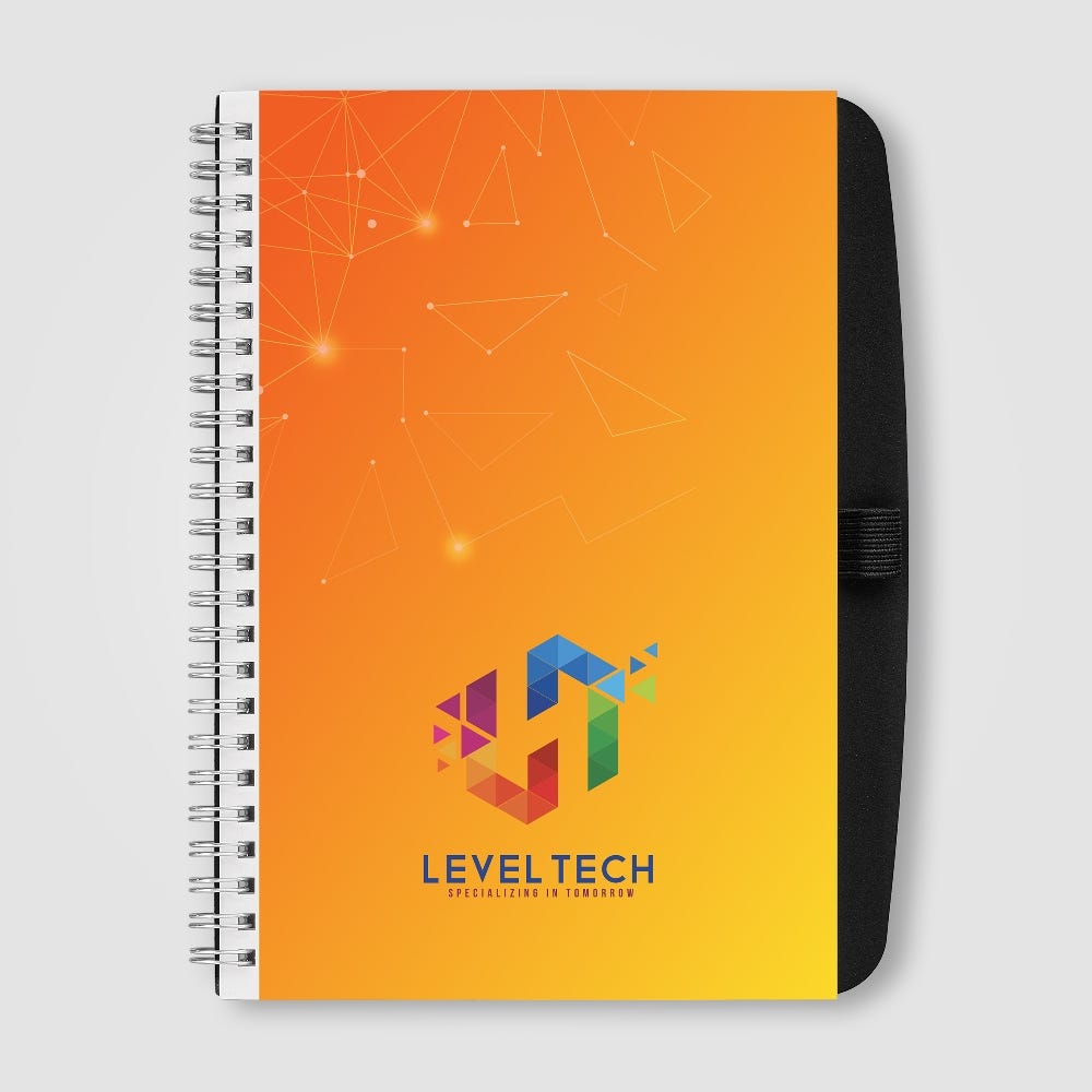 Sign Design For Notebook SimpliColor Hard Cover Spiral Notebook - A5